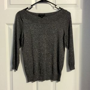 Worthington silver/gray metallic top
